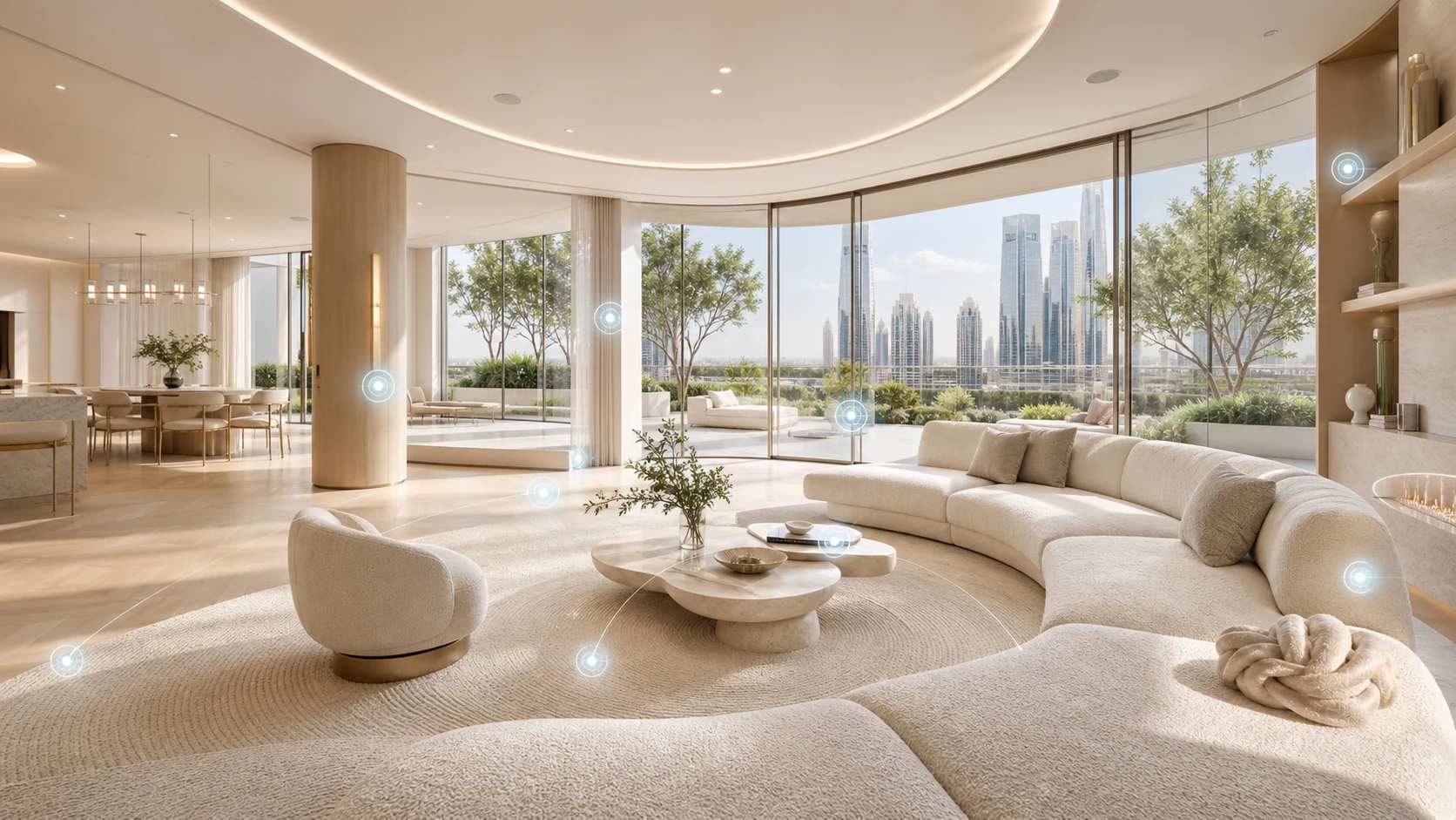 Bright interactive luxury interior visualisation